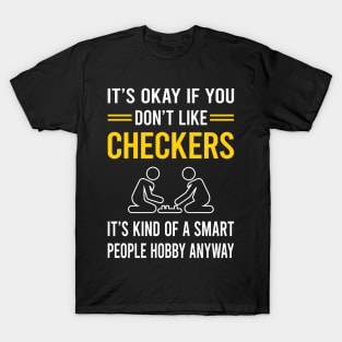 Smart People Hobby Checkers T-Shirt